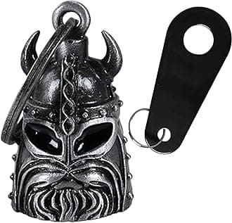 Dream Apparel Motorcycle Bell Guardian Angel Drive Away Gremlin, Biker Bell for Men Women Rider Riding, Good Luck Gift