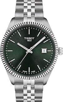 Tissot Ballade T1564101109100 Men's Wristwatch, Gray, green, Classic