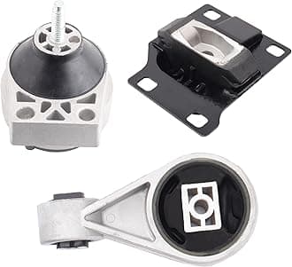 Engine Motor and Transmission Mount Kit Compatible with Focus DOHC 2000-2004 2.0L 3-Piece Set A3003 A2986 A2938