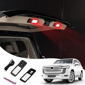 Tailgate Decorative Lamp Suitable for 2022-2025 Land Cruiser 300 Lc300 Trunk Led Warning Light Interior Modification Accessories Yellow Light/White Light/Red Light Switching