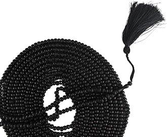 Handmade Matt Black Olive Wood 1000 Beads Tasbeeh Misbaha Gift Tasbih Prayer Beads Tesbih 5 mm Small Size Dhikr Rosary