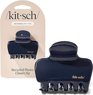 Kitsch Medium Hair Clips for Women – Strong Hold Claw Clips for Thick or Thin Hair – Recycled Plastic, Non-Slip, Durable | Ideal Gifts for Women – Blue Orchid – 1pc