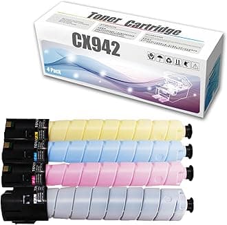 Compatible Toner Cartridge Replacement for Lexmark CX942 83DOHK0 83DOHC0 83DOHY0 83DOHM0 Toner Cartridge for CX942 CX943 CX944 Printer 4 Color Toner