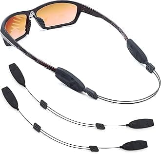 SIGONNA Eye Glasses String Strap Holder - No Tail Glasses Strap - Adjustable Eyeglass Strap - Wired Sunglasses Strap for Men - 14" Glass Lanyard for Women - 2 Cords