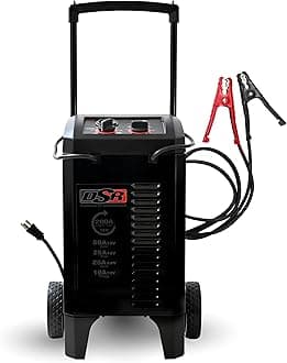 Schumacher 200/50/25/10 Amp, 12/24V Manual Wheel Charger