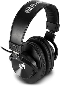 PreSonus HD5 Professional Monitoring Headphones, Black