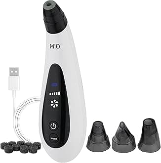 MIO - Diamond Tip Microdermabrasion Blackhead Remover, Pore Cleansing, & Resurfacing System - Reduces Acne Scars, Wrinkles, and Exfoliates for Clearer Skin