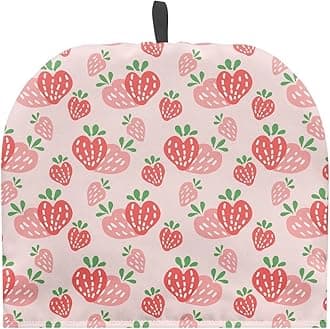 Strawberry Tea Cozy - Extra Thick, Lightweight, Large Teapot Cover - Dust Cover, Decorative, Keeps Warm