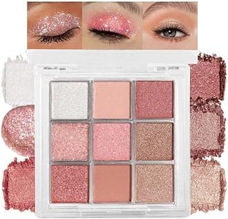 9 Color Eyeshadow Palette Makeup, Neutral Nude Matte Eye shadow & Shimmer Eyeshadow,Long Lasting Waterproof Eye shadow Makeup Palette for Women 05#