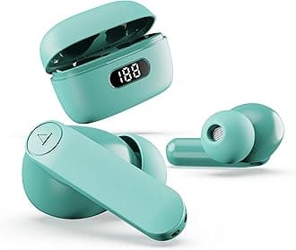 boAt Airdopes 121 PRO TWS Earbuds Signature Sound, Quad Mic ENx™, Low Latency Mode for Gaming, 50H Playtime, IWP™, IPX4, Battery Indicator Screen (Mint Cascade)