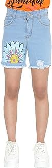 TotzTouch Printed Shorts for Girls Age 3 Years to 15 Years