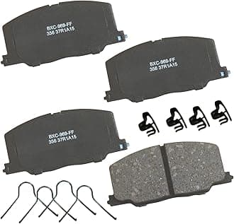 Bendix Premium SBC356 Ceramic Front Brake Pads for Lexus ES250 1991-1990, Toyota Camry 1991-1987, Celica 1993-1988