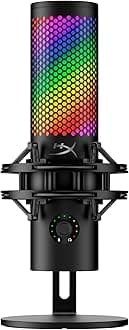 QuadCast 2 S – USB Microphone, with RGB Lighting, Streaming and Podcasting, with On-Board Controls, LED Lighting, Removable Shock Mount, PC, Mac, USB-C - Black