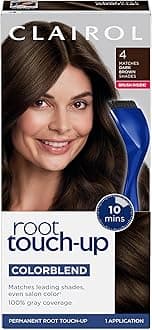 Clairol Nice'n Easy Root Touch Up Permanent Hair Colour - 4 Dark Brown - by Clairol Nice'n Easy