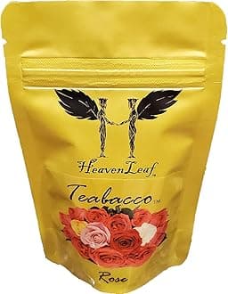 Teabacco (Choose Your Flavors) 100g, World's Best Hookah Shisha Herbal Flavors. 100% Tobacco & Nicotine Free! (Rose)
