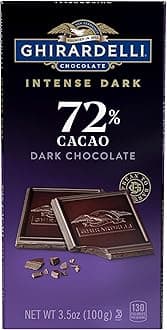 Ghirardelli Intense Dark 72% Cacao Twilight Delight Chocolate Bar 100G