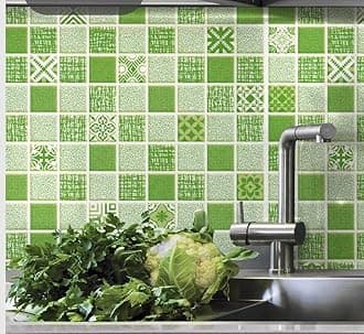 2 M Wallpaper Oil Proof Waterproof Sticker Self Adhesive Heat Insulation Wallpaper Stick and Peel Wall Sticker Removable(200X60)