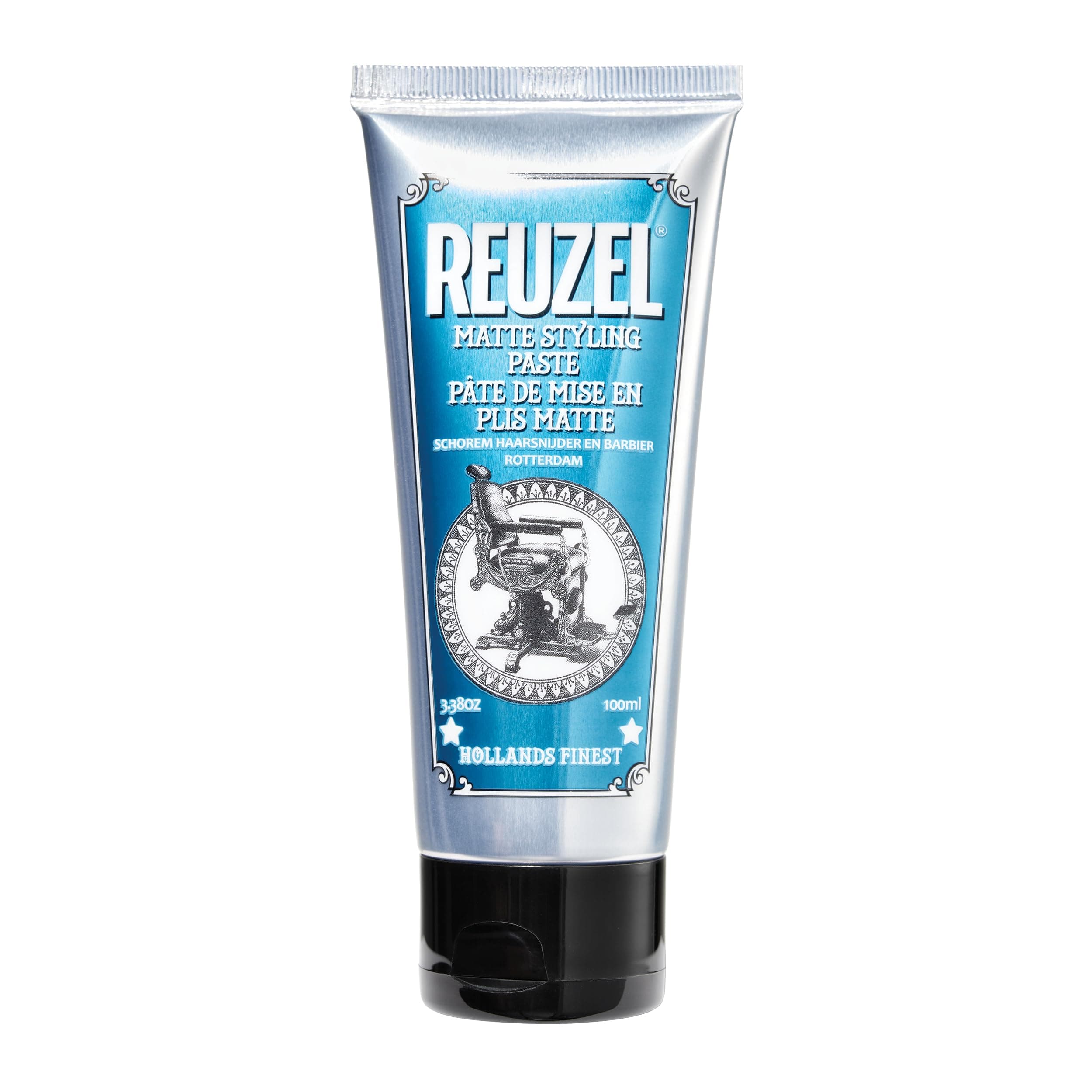 Reuzel Matte Styling Paste - Medium, Pliable Hold - Adds Thickness, Fullness, and Texture to Hair - Contains Moisturizing Oils - Easy to Use - No Shine - Water-Soluble for Easy Rinsing - 100 ml