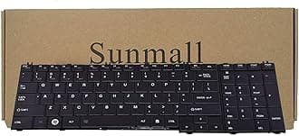 Keyboard Replacement Compatible with Toshiba Satellite C650 C650D C655 C655D C660 C660D C665 C665D L550 L550D L650 L650D L655 L655D L670 L670D L675 L675D L770 L750D L755 B350 Series Laptop