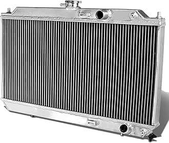 Auto Dynasty Radiator Compatible with 1990-1993 Acura Integra Manual Transmission DA DB, Full Aluminum 2-Row Cooling Radiator