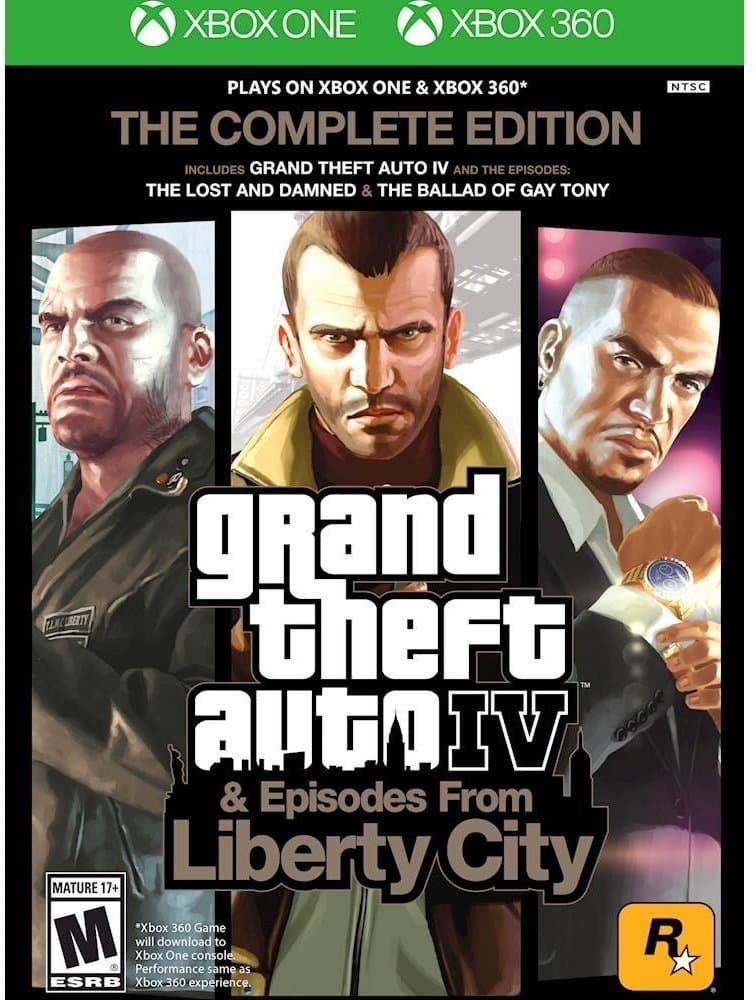 Grand Theft Auto IV Complete( Compatible for Xb360