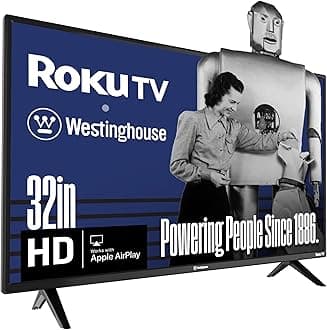 Roku TV - 32 Inch Smart TV, HD Television with Wi-Fi Connectivity and Mobile App, Flat Screen, Bluetooth, Compatible with Apple AirPlay, Alexa and Google Assistant