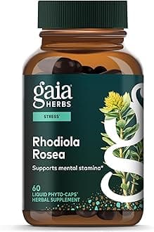 Gaia Herbs, Rhodiola Rosea, 60 Vegetarian Liquid Phyto-Capsules