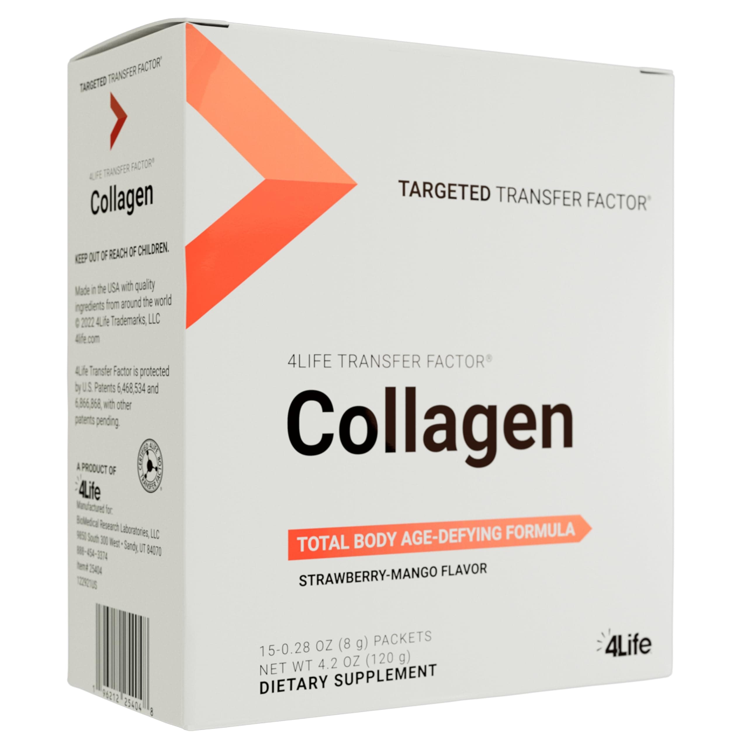 Transfer Factor Collagen - Formula with Vitamins and 5 Types of Collagen - Hair, Skin, and Nail Support - 15 Packets