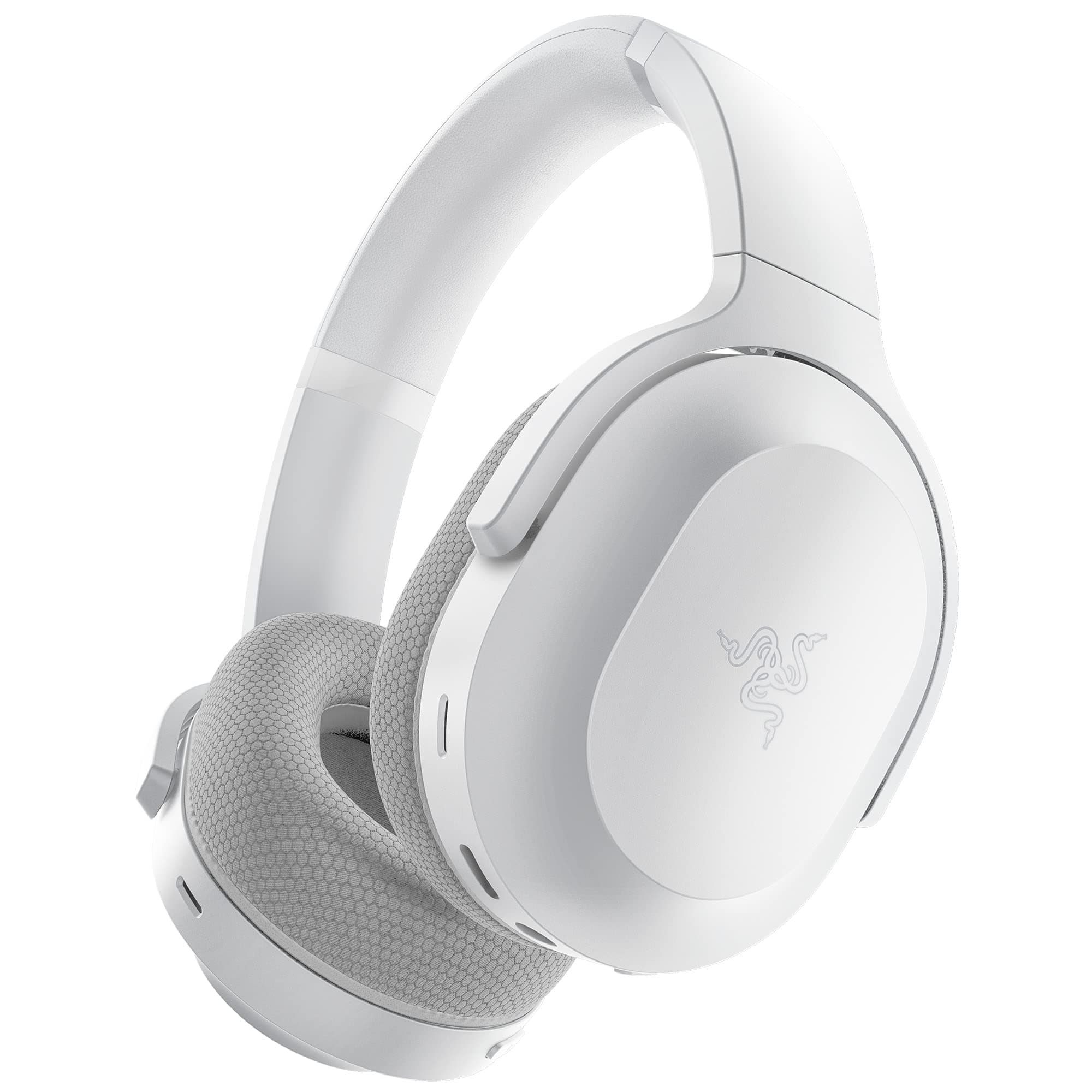 Razer Barracuda Wireless Gaming & Mobile Headset (PC, PlayStation, Switch 2, Android, iOS): 2.4GHz Wireless + Bluetooth - Integrated Noise-Cancelling Mic - 50mm Drivers - 40 Hr Battery - Mercury White