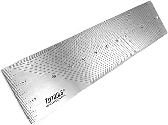 Bevel Setting Gauge for Use with Sliding Bevel Gauge Size Stainless Steel 0-50 Degrees in 1/4 Degrees Increments Center Finding Ruler Depth End Graduations