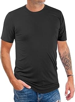 2&5 Pack Men's Sports T Shirts,Crew Neck Breathable Quick-Dry Short Sleeve, Lightweight Gym Tee for Athletic Running Casual