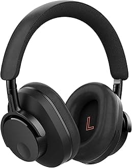 Melomania P100 SE Wireless Headphones, Bluetooth with Active Noise Cancelling, Hi-Fi Sound, Up to 100-Hour Battery with User-Replaceable Battery, Gaming Mode and Carry Case – Black