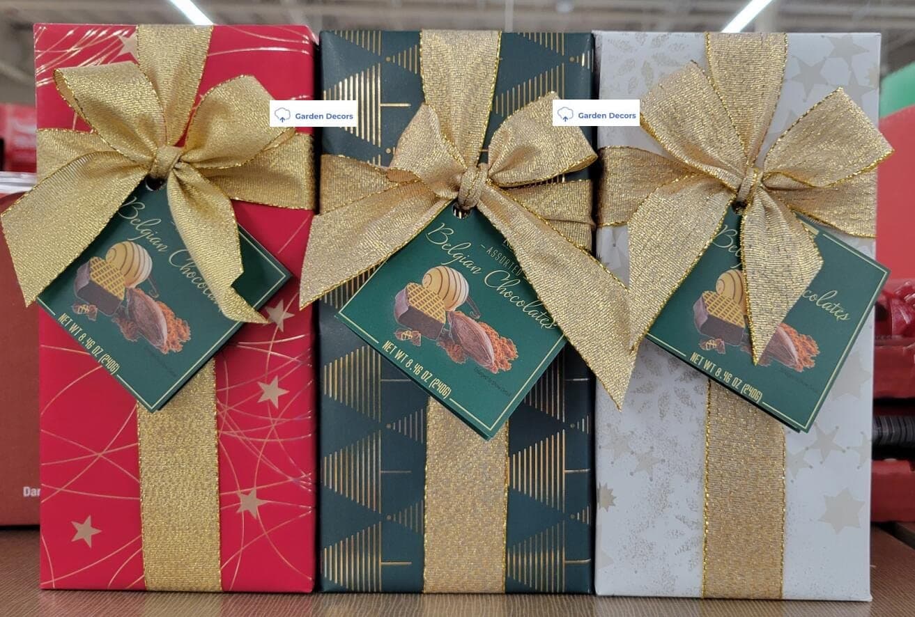 Moser Roth Assorted Gift Wrapped Belgian Chocolate Box 8.46oz 240g (Three Boxes)