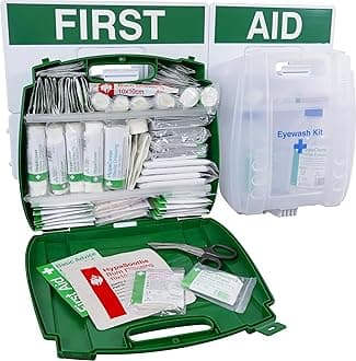 Evolution Eyewash & First Aid Point BS 8599 Compliant, Large Fully Stocked