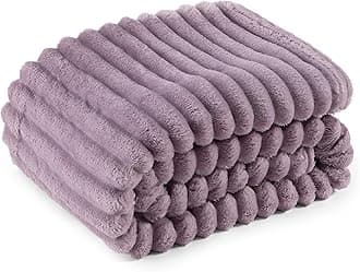 Bedsure GentleSoft Light Purple Fleece Blanket for Couch - Cozy Soft Blankets for Women, Cute Small Throws for Girls, 50x70 Inches