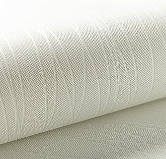 Beige Striped Wallpaper Features Metallic Silver Beige Textured Wallpaper for Living Room Bedroom Kitchen Hallway Front Room,9.5×0.53m Non Woven Fabric Wall Paper