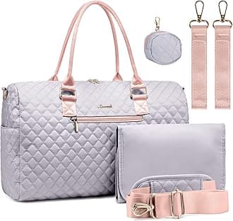 LOVEVOOK Diaper Bag Tote with Pacifier Case and Changing Pad