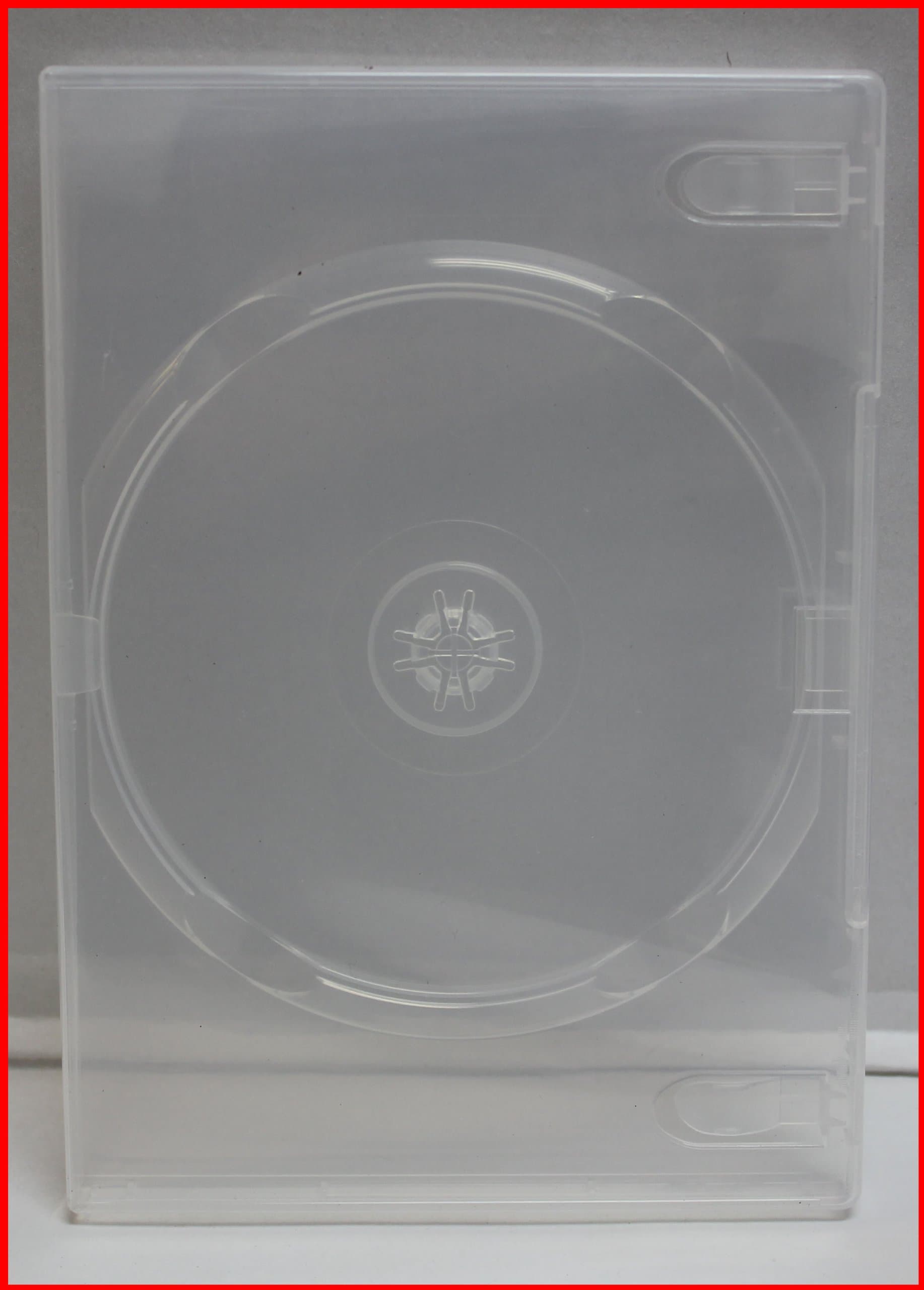18 Pk 14mm CD DVD Storage Single Case Super Clear Machinable 1 Disc Premium Holder Box Standard Size