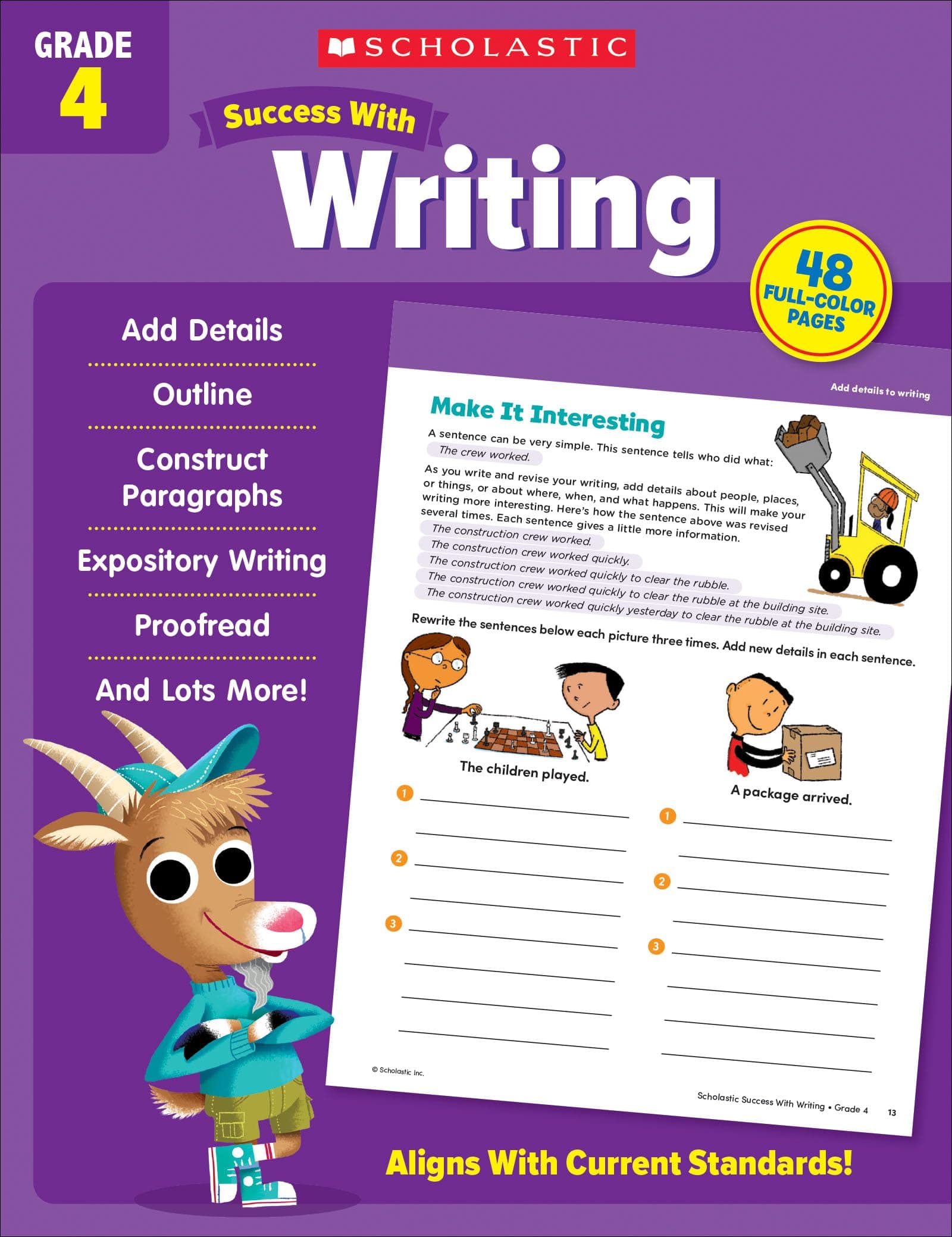 Scholastic Success with Writing Grade 4 Workbook