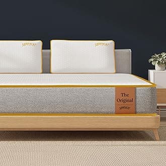 Original Ortho Mattress with AirGen™ Memory Foam | Medium Firm Feel for Balanced Comfort | 6 Inch Bed Mattress | Anti-Bacterial Fabric Cover |10 Years Warranty|(King Size,84x72x6 inches)