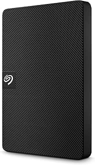 Seagate Expansion Portable, 2TB, External Hard Drive, 2.5 Inch, USB 3.0, for Mac and PC (STKM2000400)