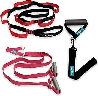 Stretching Straps for Flexibility, Balance, and Leg Stretching – Multiple Styles for Yoga, Ballet, Dance, Gymnastics & Physical Therapy