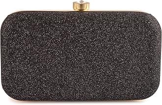 Women's Oval Frame Clutch | Detachable Sling Chain | Ladies Party Wedding Purse Bag