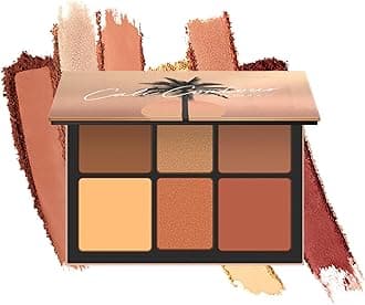 - The Cali Contour Palette | Six-Shade Contour Kit with Highlighter, Bronzer and Blush to add Dimension + Glow