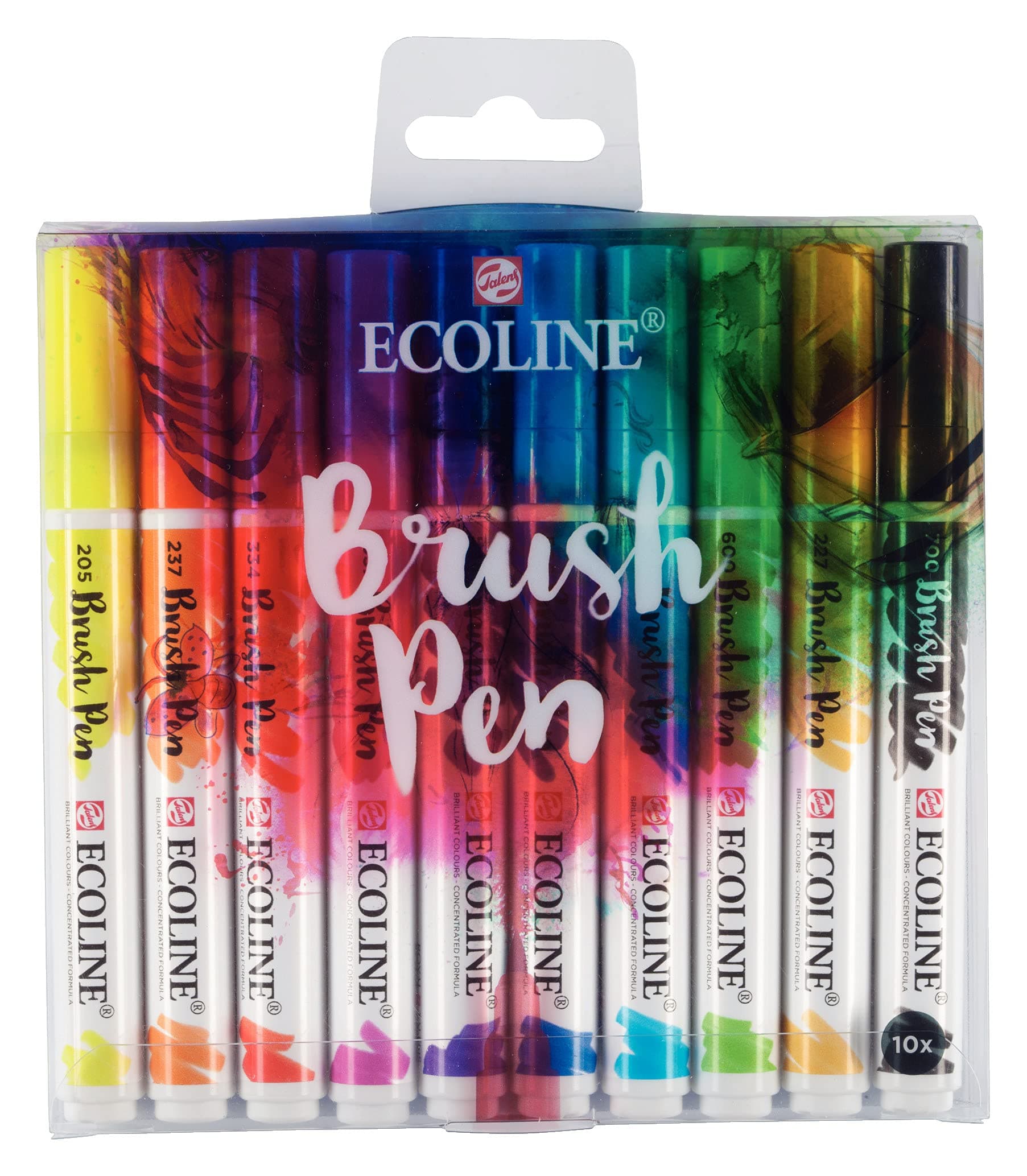 Ecoline Brush Pen Sets (10-pc. Set, General Selection)