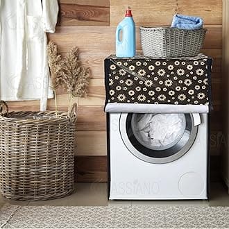 Glassiano Fully Automatic Front Load Waterproof Washing Machine Cover for Samsung/ IFB/ LG/ Godrej/ Whirlpool/ Bosch/ 8 Kg, 8.2 Kg, 8.5 Kg, 9 kg, 9.2 Kg, 9.5 Kg (FLDSA35)