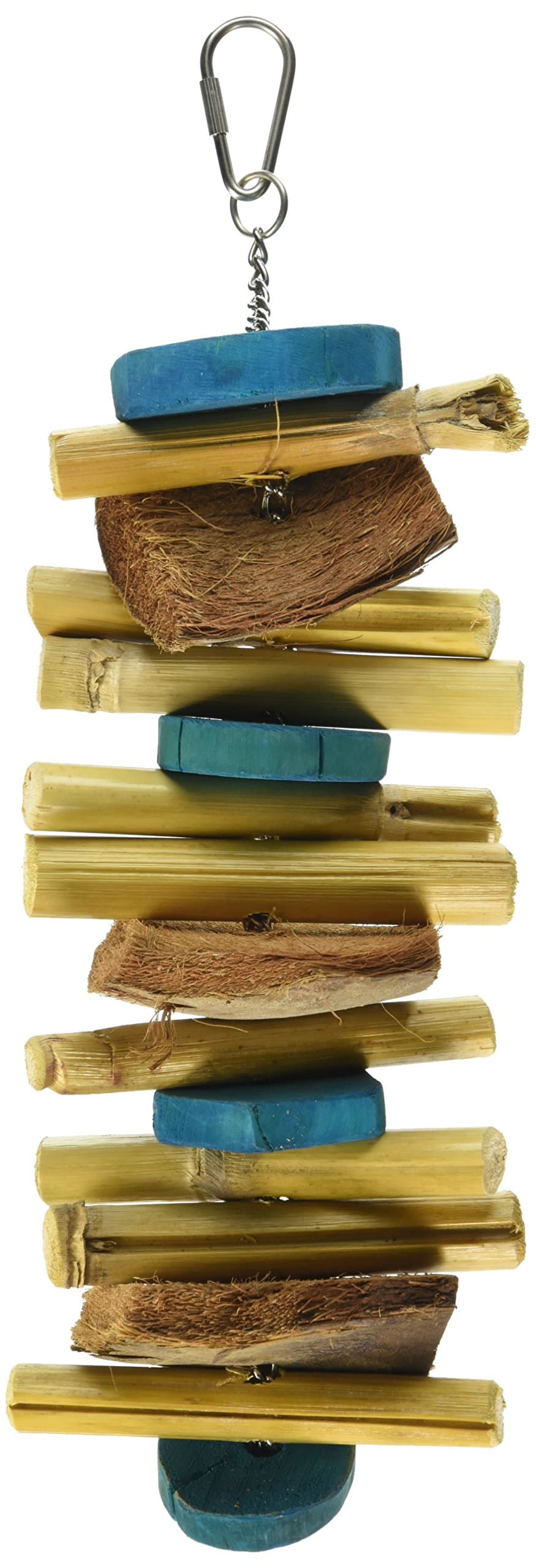 A&E Cage Company HB46588 Java Wood Munchie Vinie Assorted Bird Toy, Medium