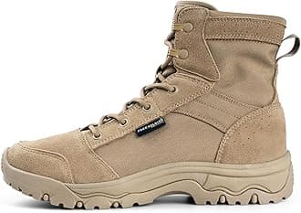 FREE SOLDIER Men's Tactical Hiking Boots Lightweight Comfortable Combat Work Boots 6 Inches