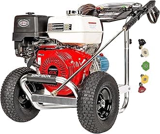 - 4200 PSI Gas Pressure Washer, 4.0 GPM Commercial Power Washer, Cold Water, Honda GX390 Engine, 50' Hose, Aluminum Series, 49-State Compliant (ALH4240)
