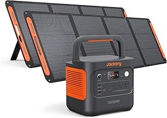 - Explorer 2000 v2 Portable Power Station with 2x200W Solar Panels, 2042Wh LiFePo4 Battery, 2200W Solar Generator, 20ms UPS, USB-C PD 100W Fast Charging for Power Outages, Emergencies, Camping